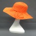 Hats – 12 PCS Wide Brim Hat - Straw Hat- Paper Straw Hat w/ Lace Band - Orange - HT-ST1160OR